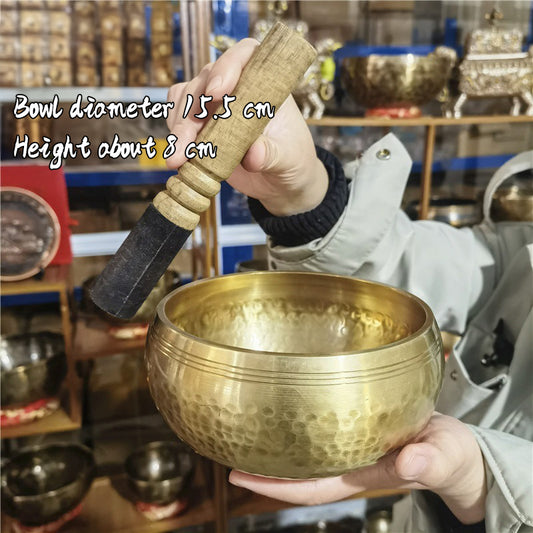 Copper Singing Bowl | Handmade Meditation Instrument