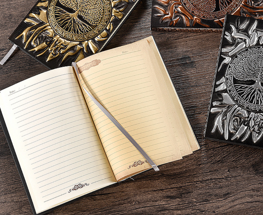 Tree of Life Embossed PU Notebook — A5 / A6