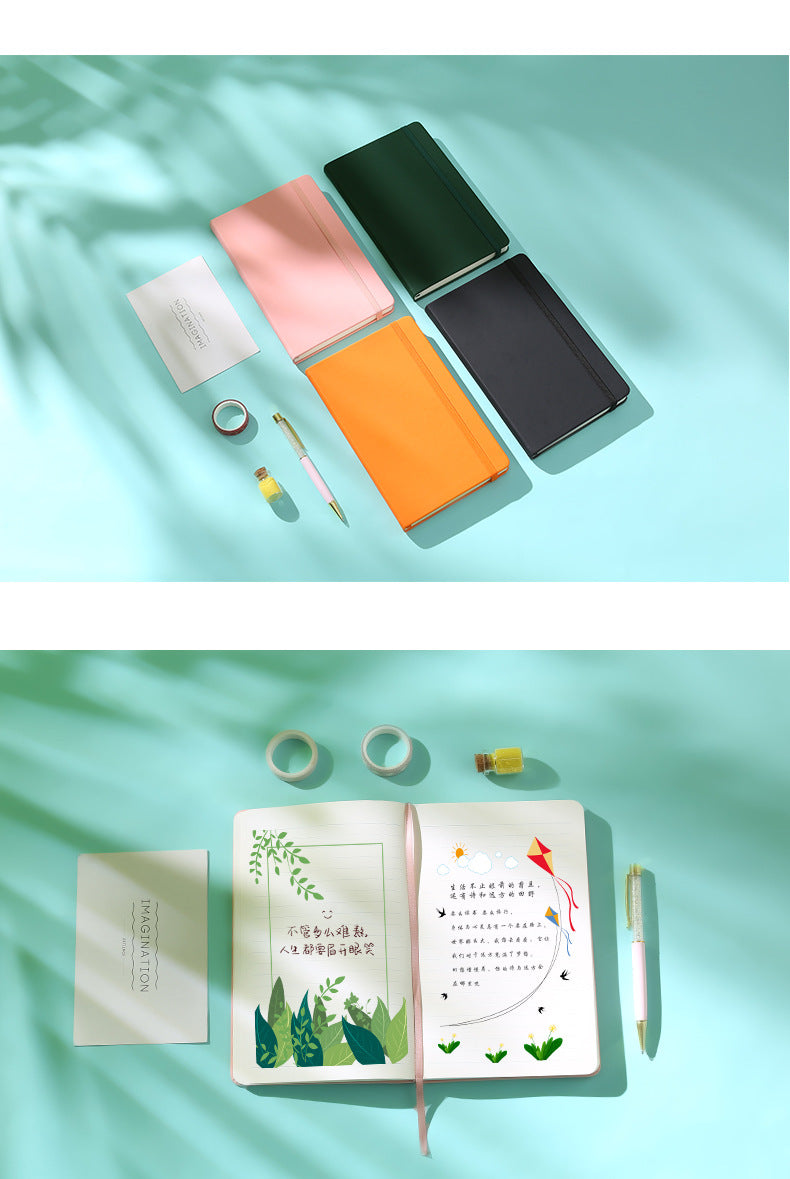 LuxNote A5 Tactile PU Hardcover Notebook With Adhesive Binding And 100 GSM Premium Paper
