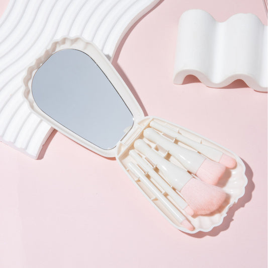 Nylon Blusher Brush Set | Mini Portable Travel Tool