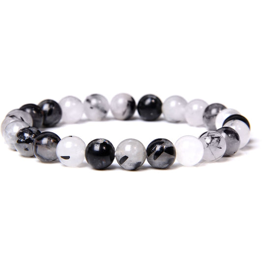 Natural Healing Energy Polished 8 mm Bracelet (FD4114、FD4115、FD4116、FD4117)