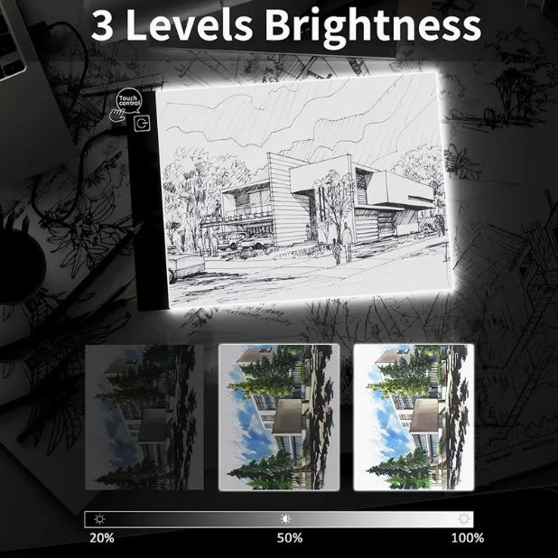 Drawing Tool For Tracing Adjustable, Light-transmitting Drawing Board For Kids