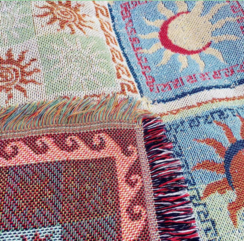Multi-functional blanket for camping, bedroom, living room, cotton blanket, sofa cushion, and blanket
