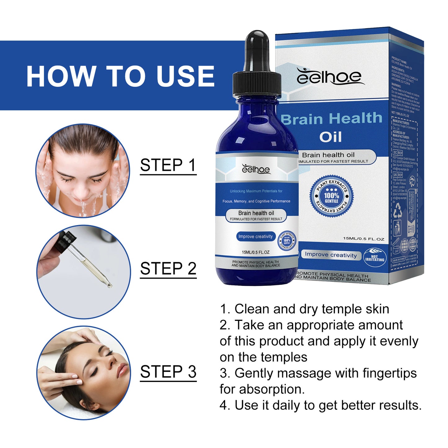 Body Care Essential Oil Relieves Body Stress, Discomfort, Fatigue And Relaxation Health Care Essential Oil