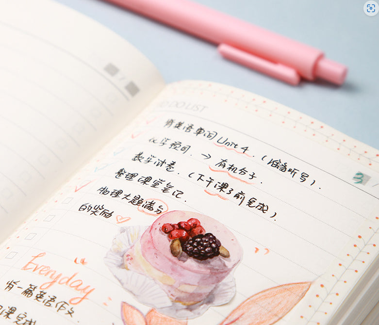 To Do List Notebook — PU Cover, 96 Pages, Macaron & Morandi Colors