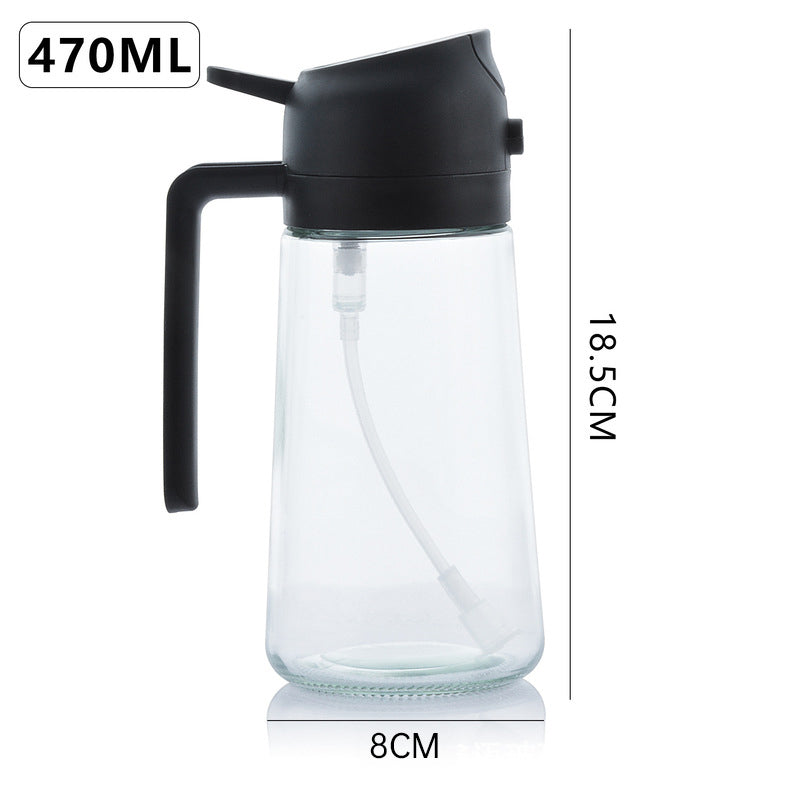 Olive Oil Dispenser | 2-in-1 Sprayer & Pourer