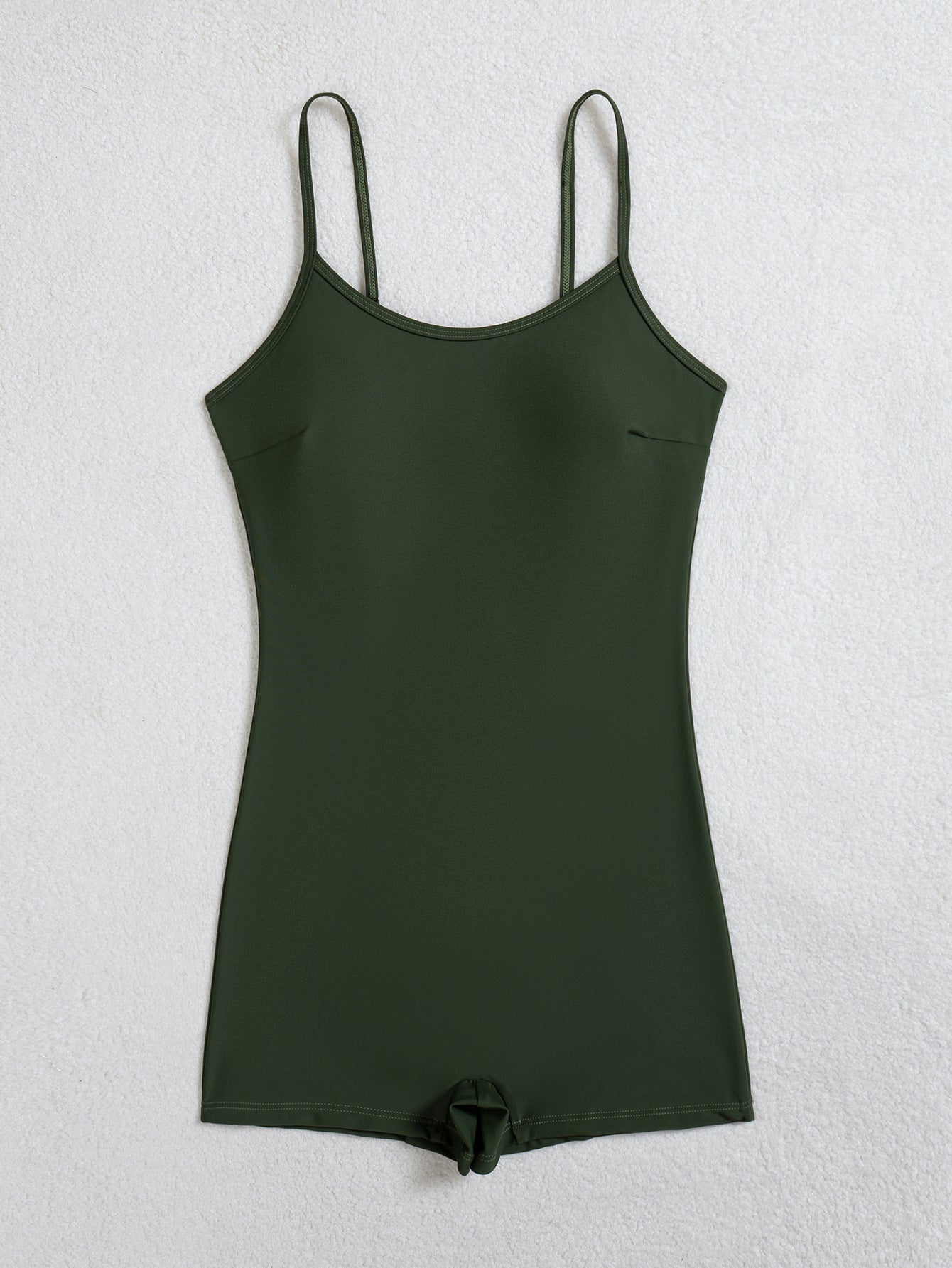 Nylon One-Piece Bikini Swimsuit | Solid Color, Sexy