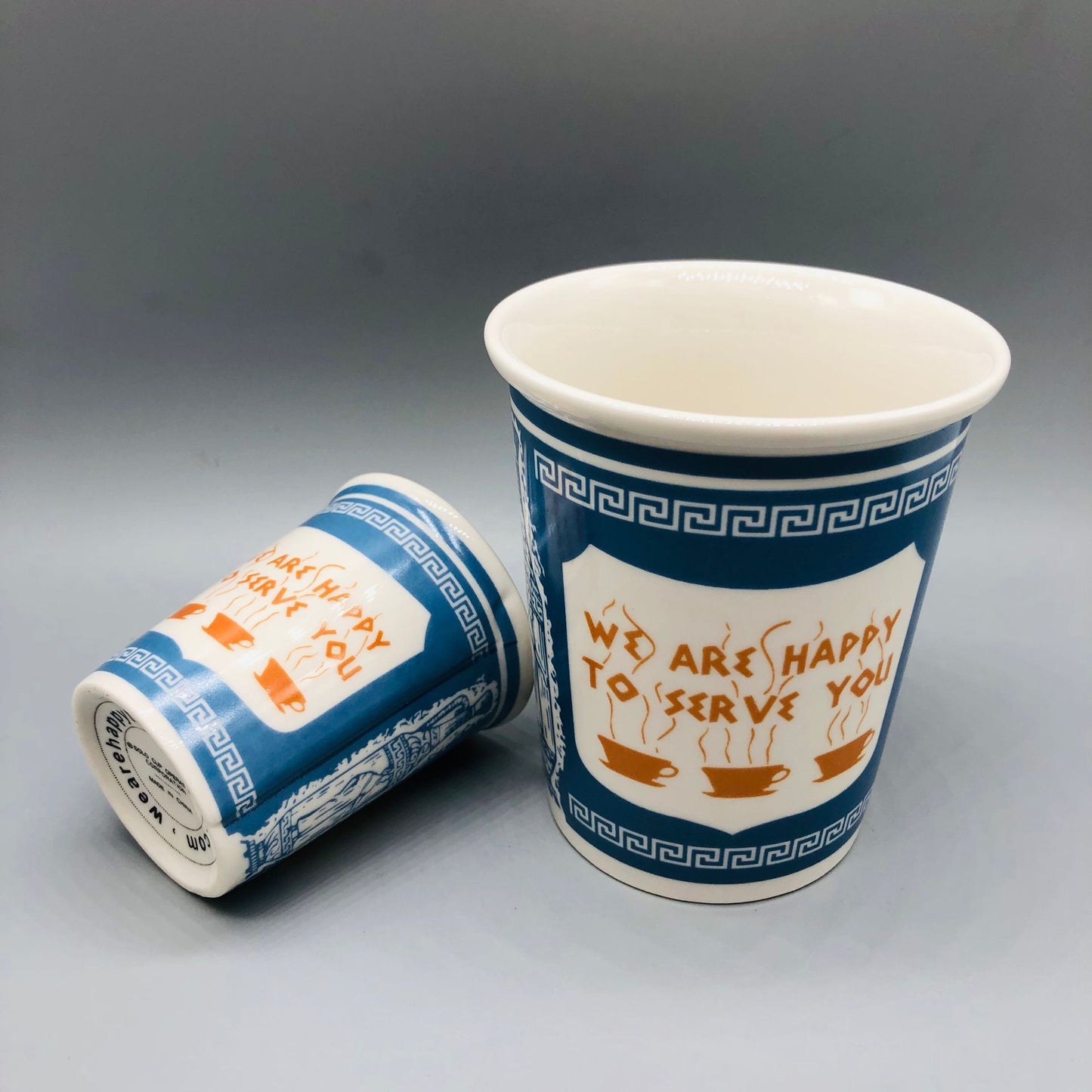 Ceramic Mug | NYC Paper Cup Style, 201-300ml