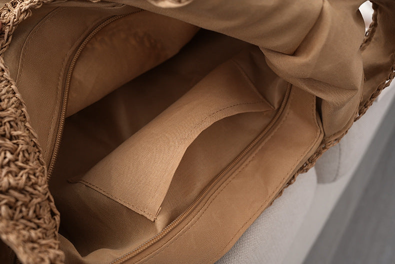 Paper Tote Bag | Black, Beige, Khaki, Urban Minimalist