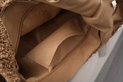 Paper Tote Bag | Black, Beige, Khaki, Urban Minimalist