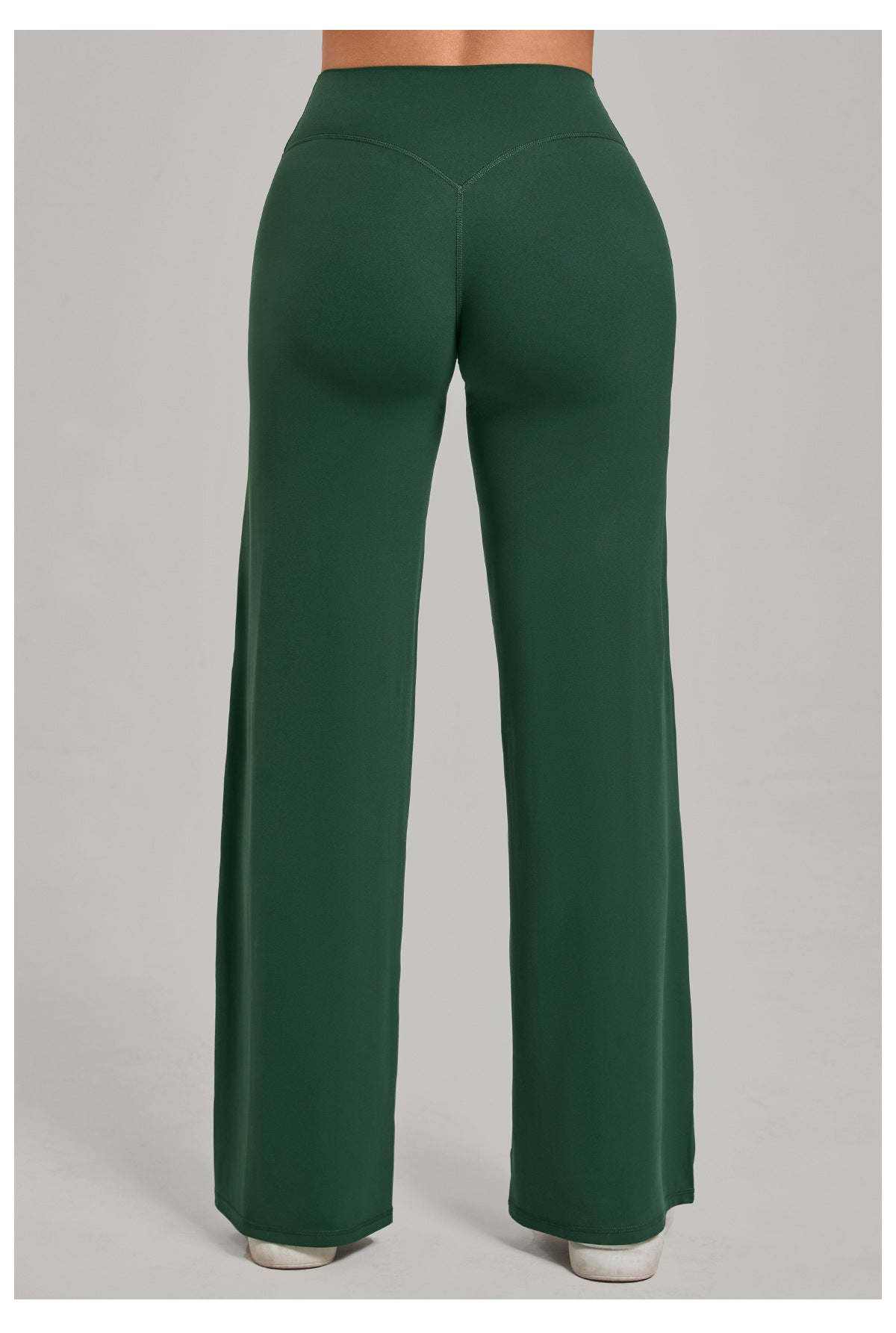 Cotton Blend Yoga Pants | High-Waisted, Straight Leg