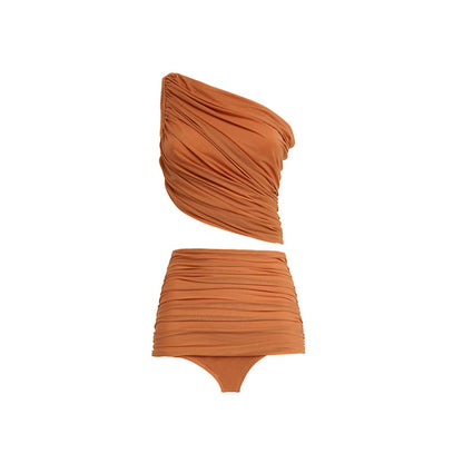 Polyester Beach Swimwear | High Waist, Women’s Bikini Set