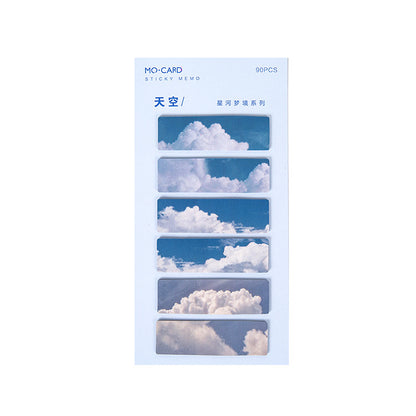 Moonlit Co Night Sky Star Index Marker Post It Notes 90 Cards