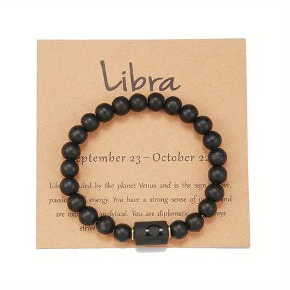 Tiger Eye Zodiac Bracelet | Natural Stone, 8mm