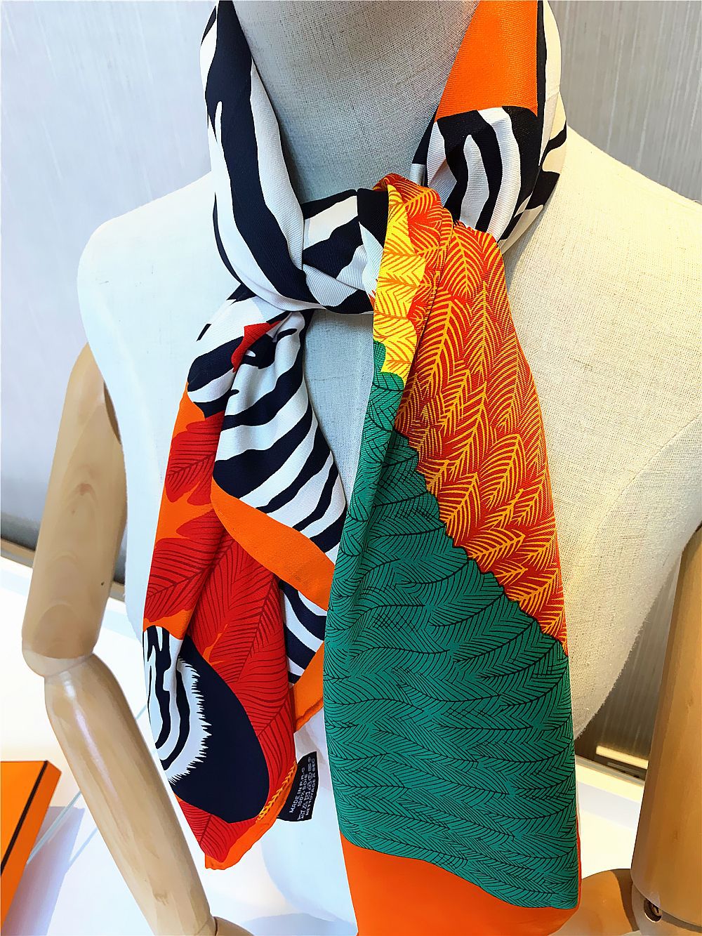 Silk Twill Square Scarf | Pegasus Angel Wings