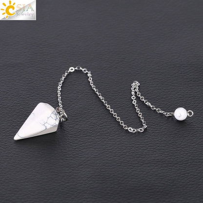 Reiki Pendulum | Small Size, Natural Stone Amulet
