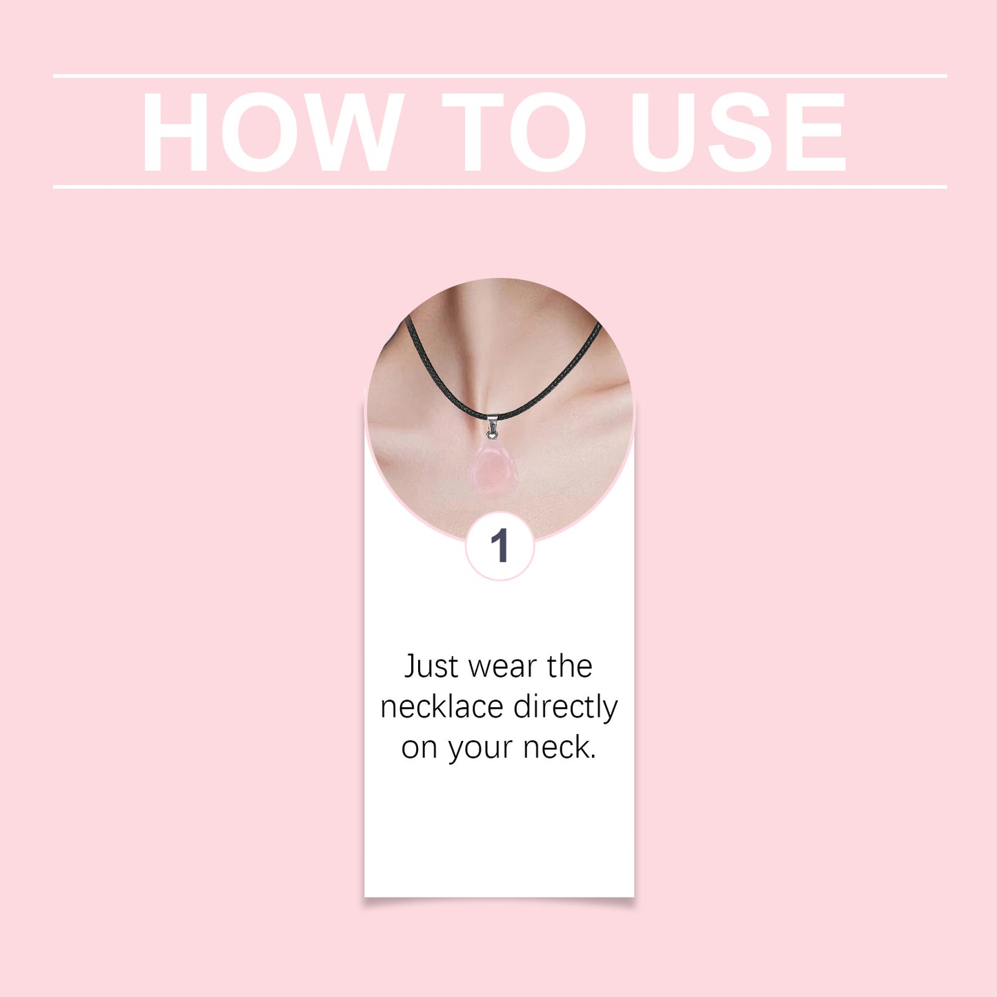 Pink Crystal Necklace | Exquisite Clavicle Chain