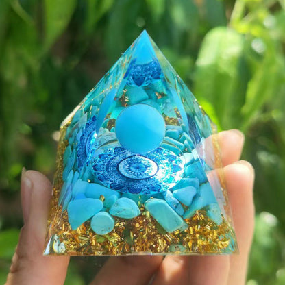 Synthetic Resin Pyramid | Handmade, 5CM to 10CM
