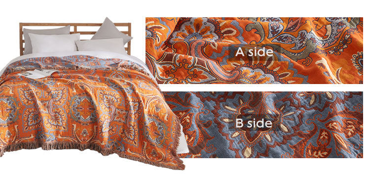 Cotton Blanket | Bohemian-style, Gauze, 150*200 cm