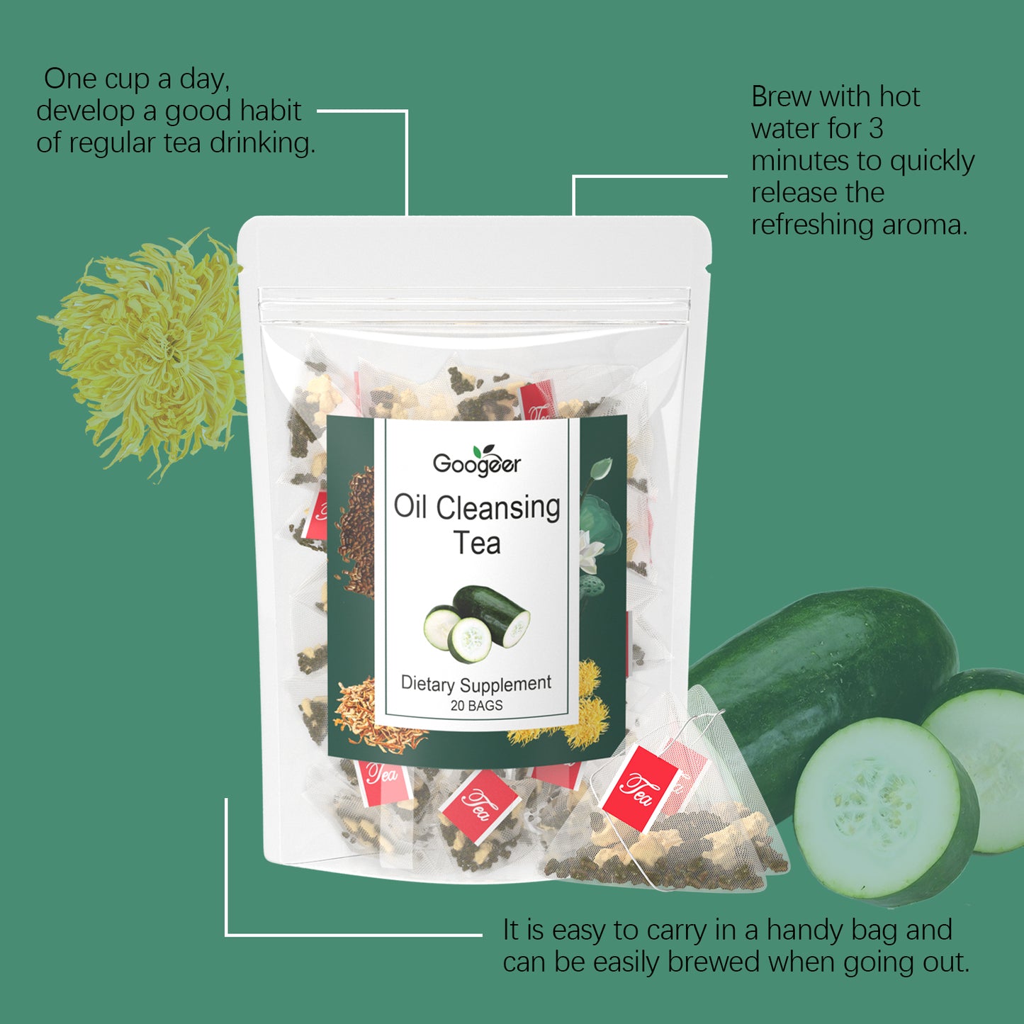 Oil Cleansing Tea | Googeer Body Treatment