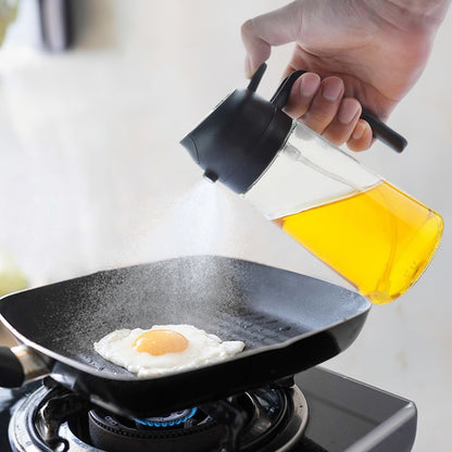 Olive Oil Dispenser | 2-in-1 Sprayer & Pourer