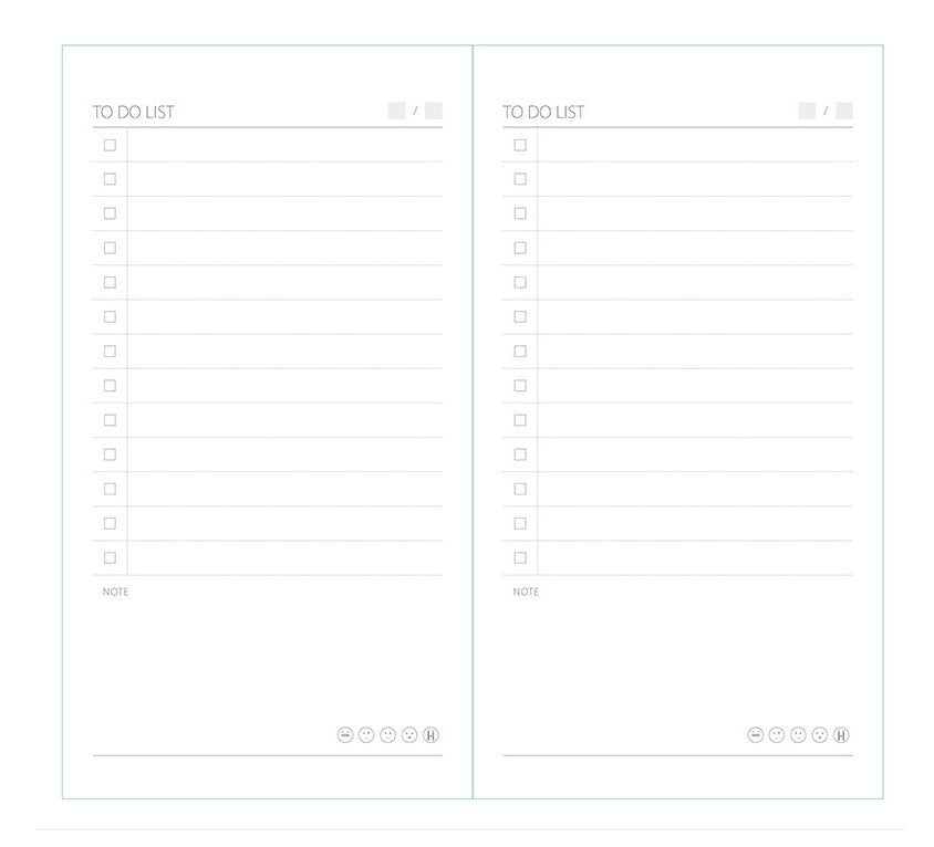 To Do List Notebook — PU Cover, 96 Pages, Macaron & Morandi Colors