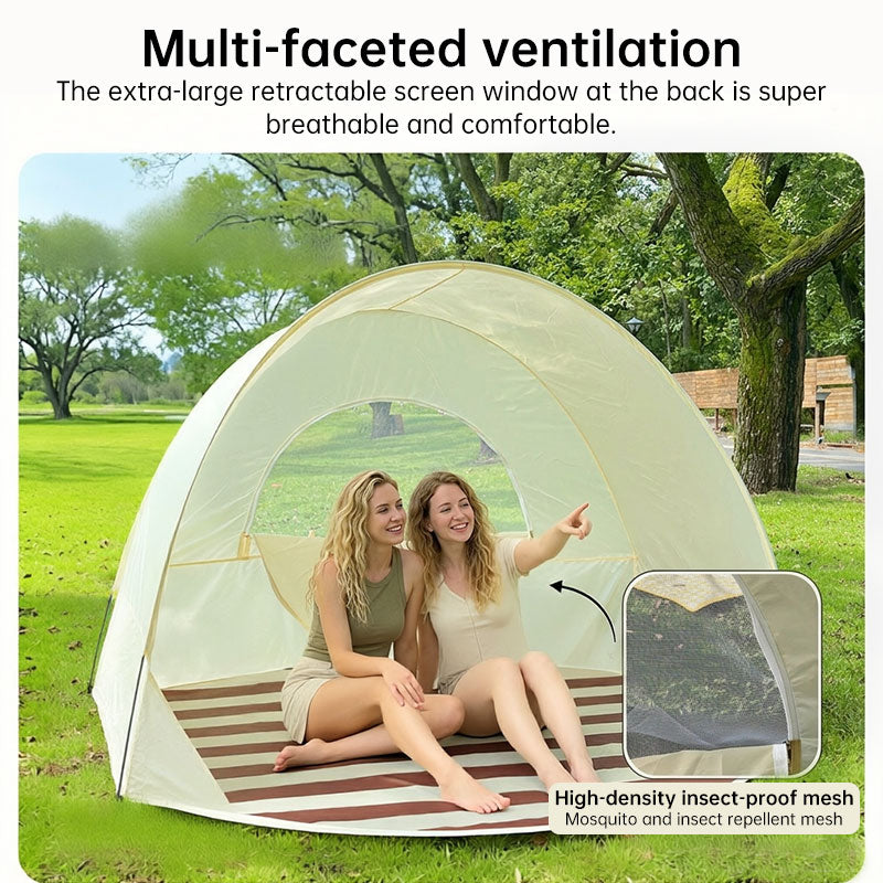 Heavy Duty Beach Tent | Windproof UV Protection Shelter
