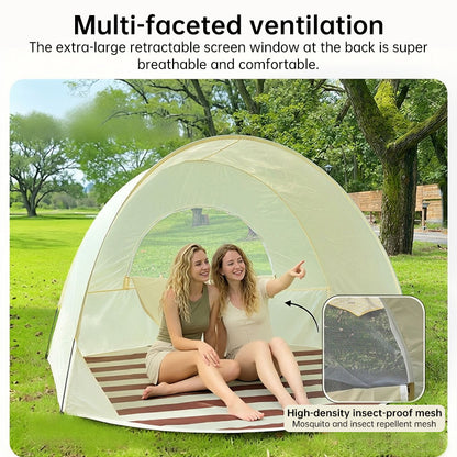 Heavy Duty Beach Tent | Windproof UV Protection Shelter