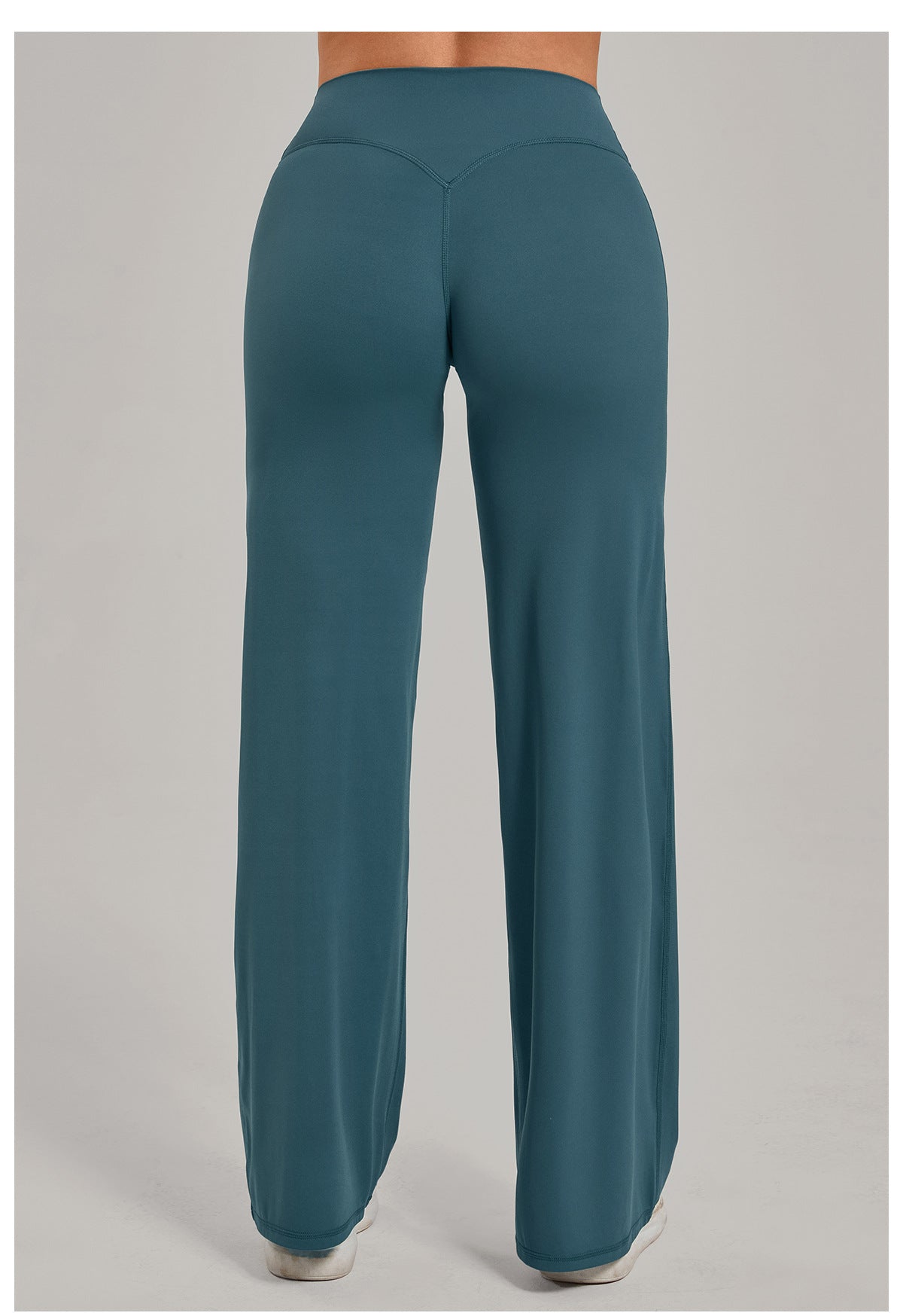 Cotton Blend Yoga Pants | High-Waisted, Straight Leg