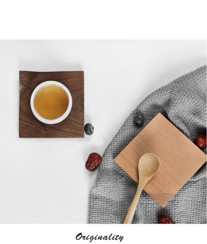 Wood Coaster | Black Walnut, Japanese Style