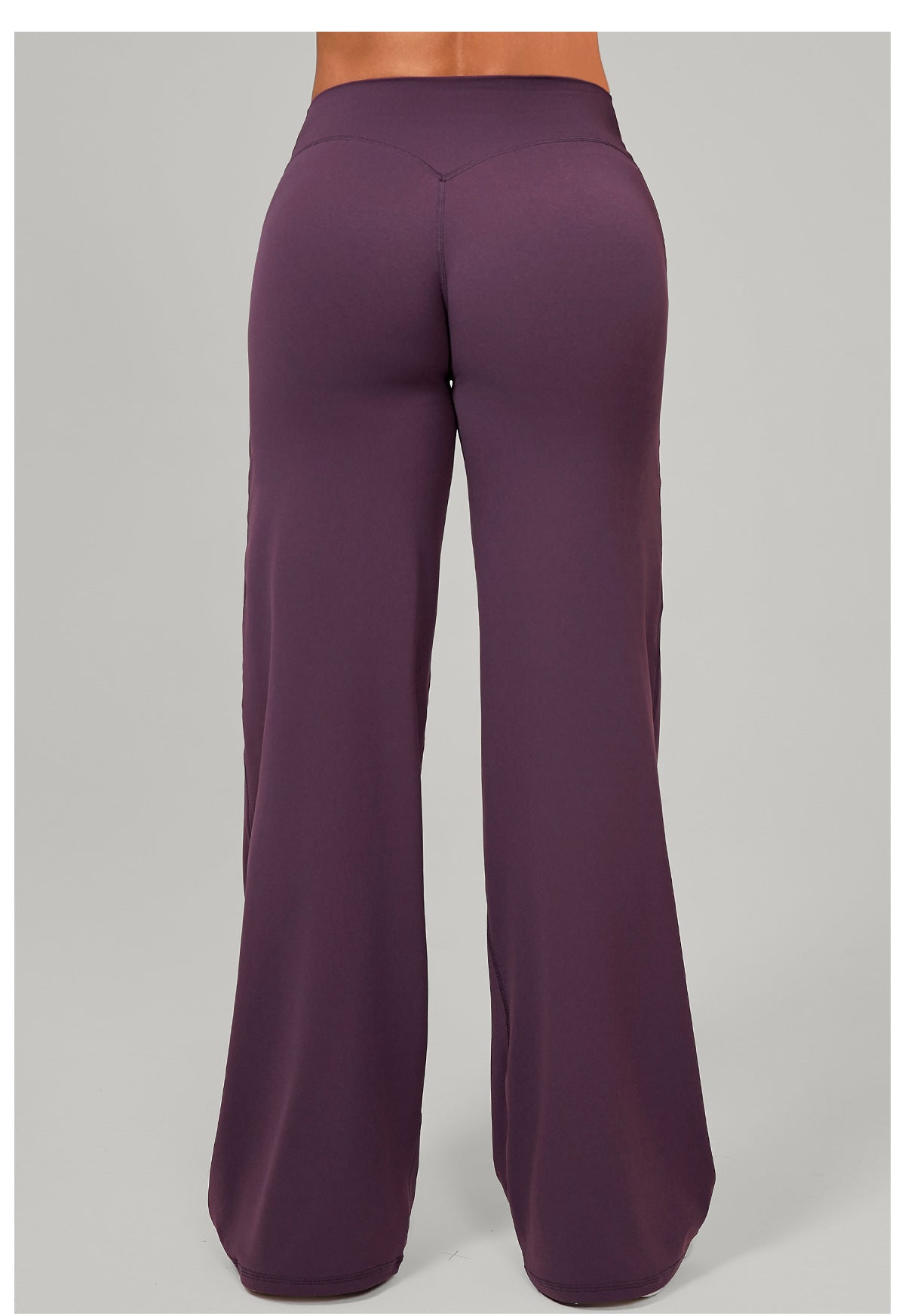 Cotton Blend Yoga Pants | High-Waisted, Straight Leg