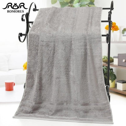 Bamboo Fiber Towels | Purple, Gray, Brown Set