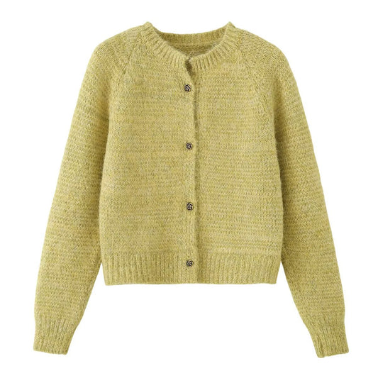 Loose sweater jacket