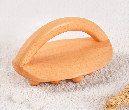 Beech Wood Body Brush | 15x10cm Massage Tool