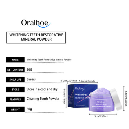 Whitening Tooth Powder | Oralhoe Purple Cleanser