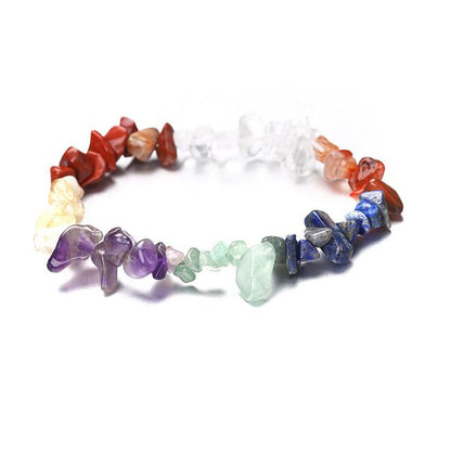 Natural Stone Beaded Bracelet | Irregular Crushed Stone
