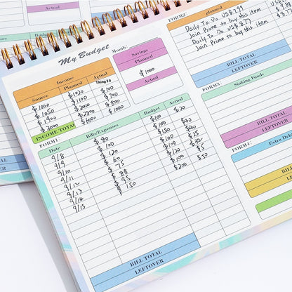Budget Tally Book Daily Record Income And Expenditure Family Notebook