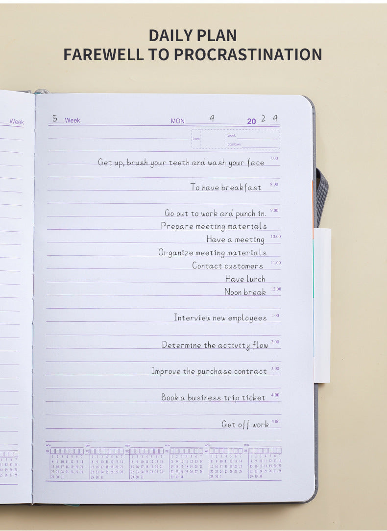 Notebook Self-filled No Date Strap