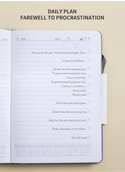 Notebook Self-filled No Date Strap