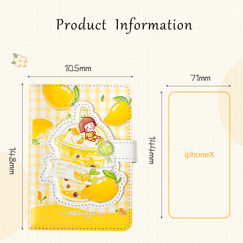 Cute Magnetic Buckle Notebook Girl Heart Hand Ledger