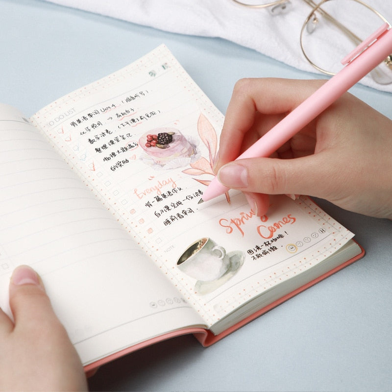 To Do List Notebook — PU Cover, 96 Pages, Macaron & Morandi Colors