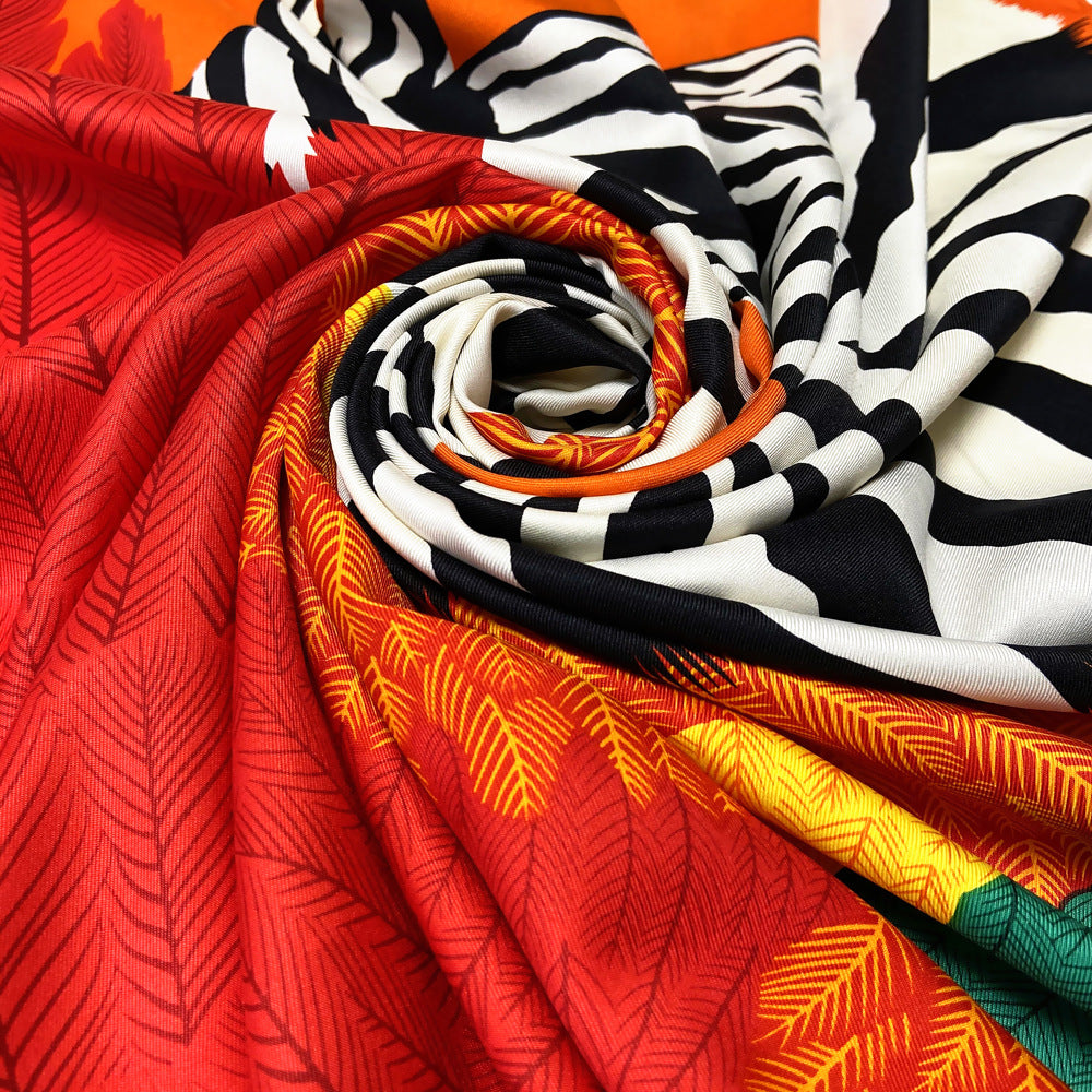 Silk Twill Square Scarf | Pegasus Angel Wings