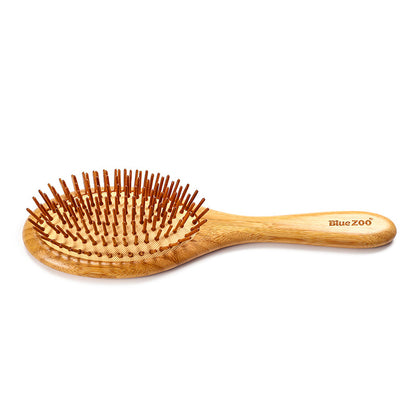 Bamboo Bristle Needle Comb | Pointed, Wood Color, 25cm