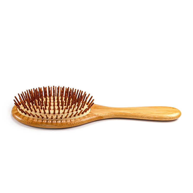 Bamboo Bristle Needle Comb | Pointed, Wood Color, 25cm