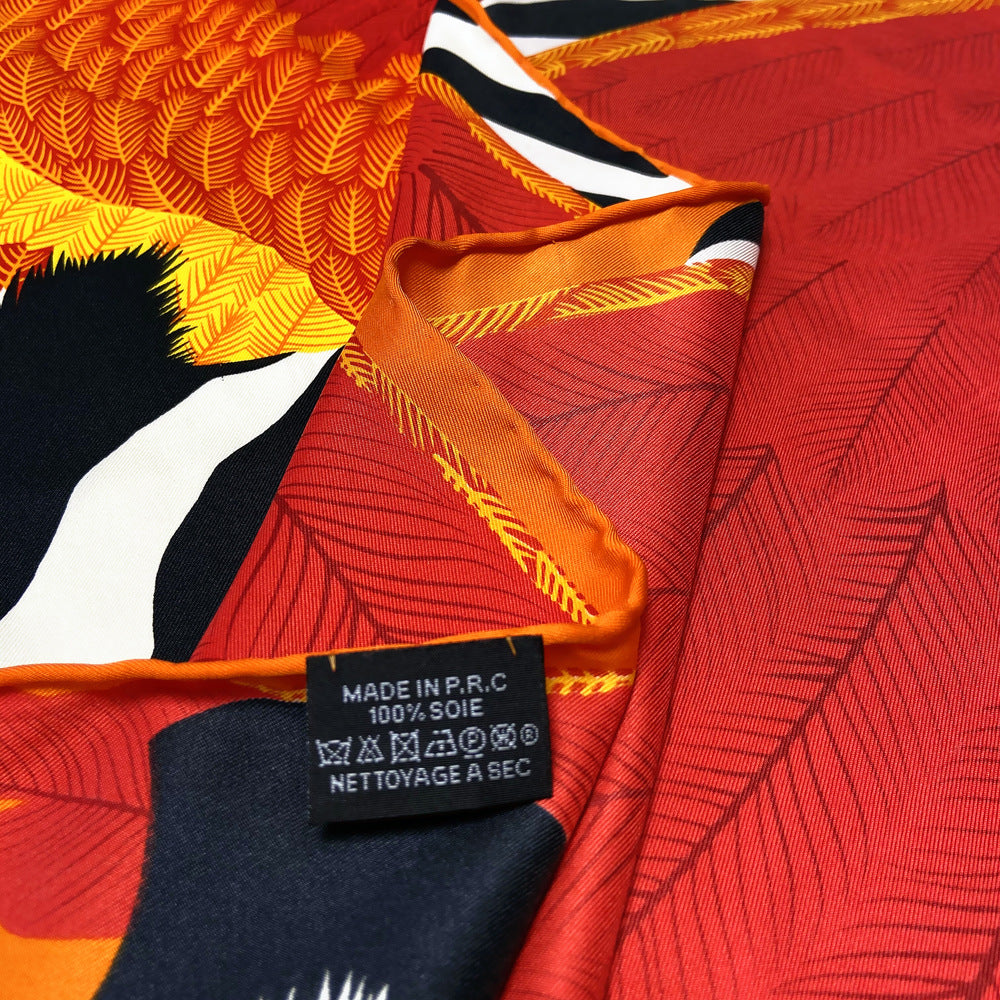 Silk Twill Square Scarf | Pegasus Angel Wings