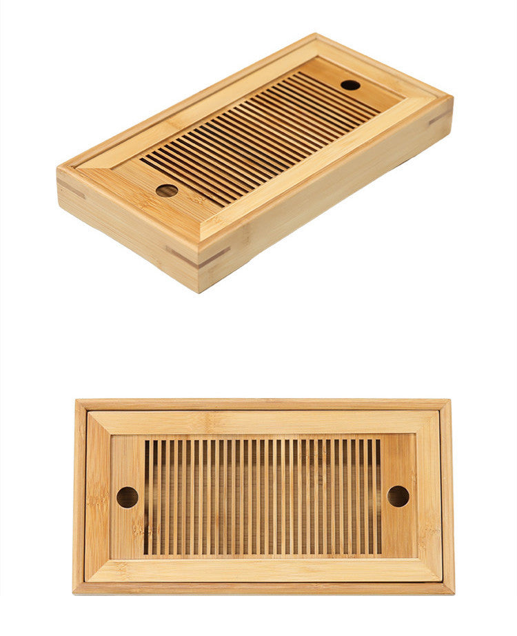 Bamboo Tea Tray | Simple Dry Brewing Table, Travel Set