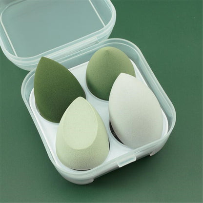 Hydrophilic Non-latex Sponge | 4pcs Makeup Puff Set