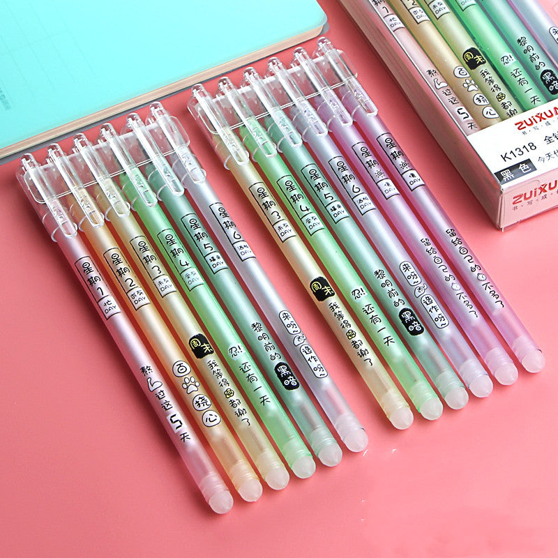 Elementary School Students Use An Erasable Gel Pen To Rub The Easy Sassafras Magic Eraser Pen