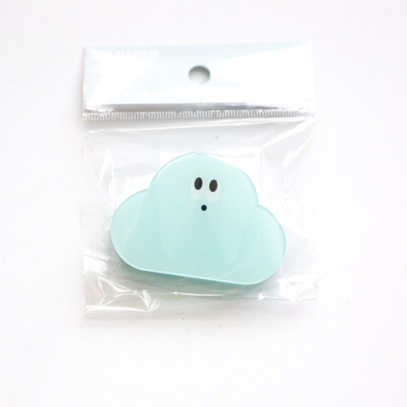 LuminaCraft Acrylic Cute Cartoon Collage Clip Clear Durable Decorative Clip For Home Office Display