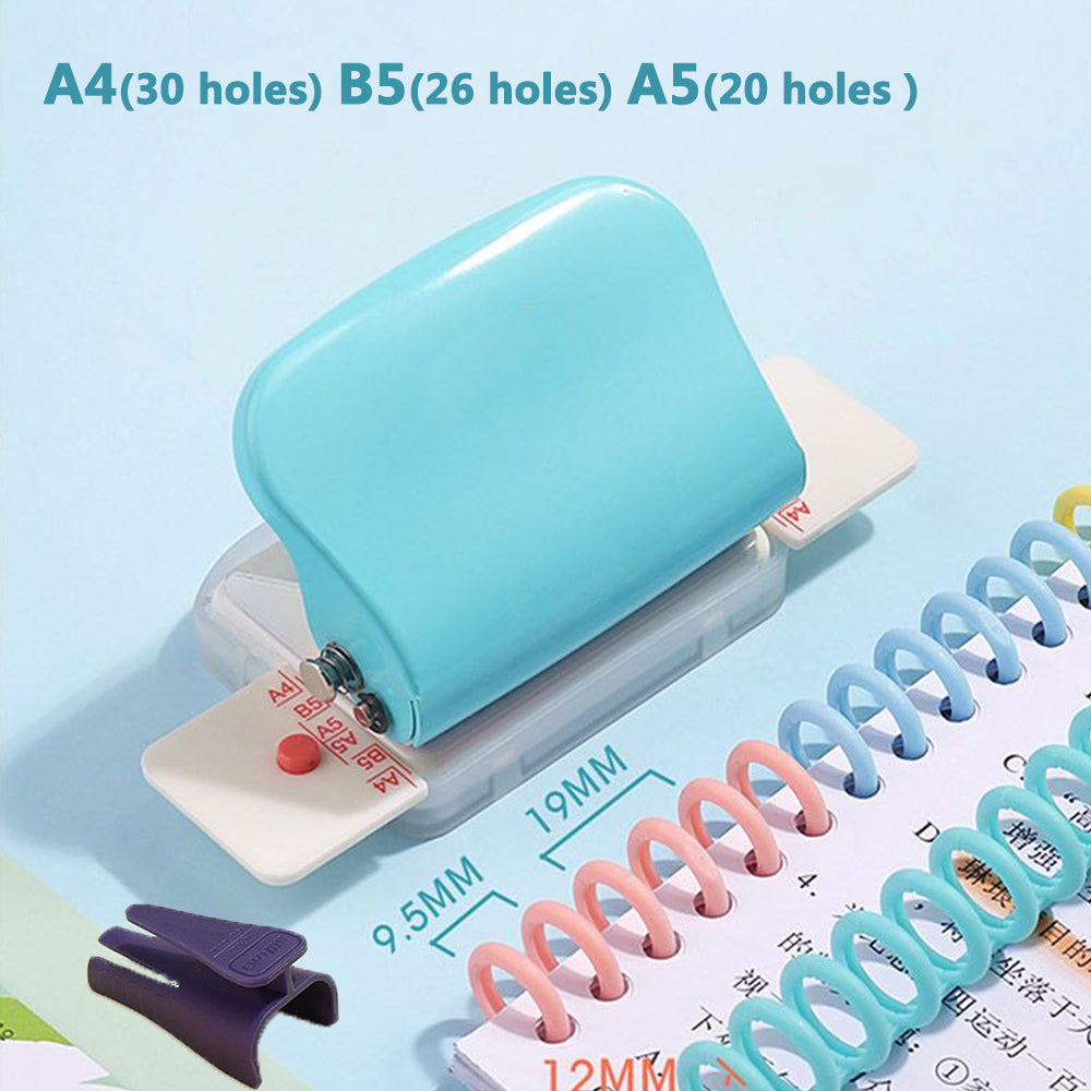 PrimeBind A4 Manual Hole Puncher For Binding Binding Machine With Apron Or Iron Ring Option